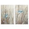 Stupell Industries Peaceful Perched Blue Birds Wall Plaque Art